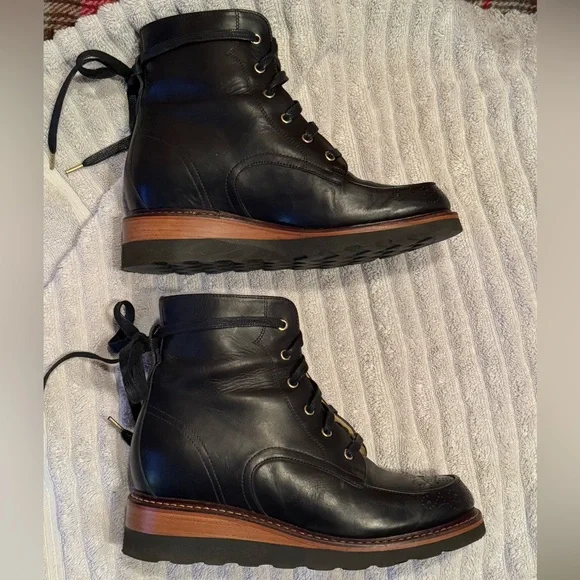 From the Office of Angela Scott Mr. Ryan wedge booties - Picture 14 of 16